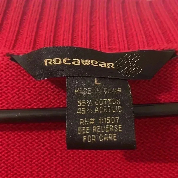 Vintage Rocawear R Sweater Size L - Picture 2 of 6